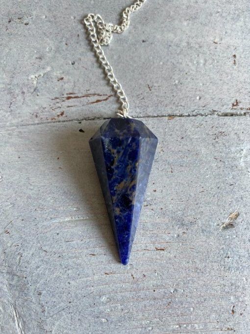 Pendule héxagonale Sodalite