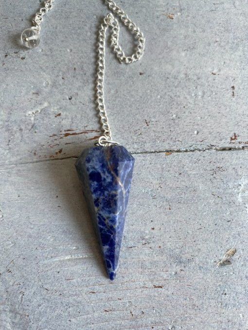 Pendule héxagonale Sodalite